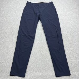 UNRL Concourse Pants Mens Large Tall Navy Blue Performance Stretch Athletic Golf